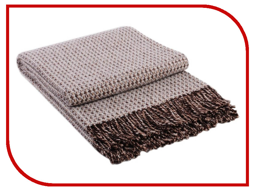 

Плед Vladi Неаполь 200x220cm White-Brown-Beige 9004888, 9004888