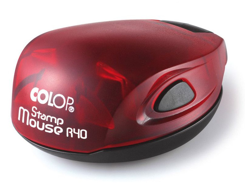 фото Оснастка для круглой печати colop stamp mouse r40 d-40mm ruby