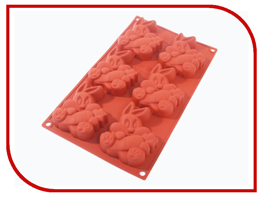 

Силиконовая форма Silico Зайчики SA2078, SA2078