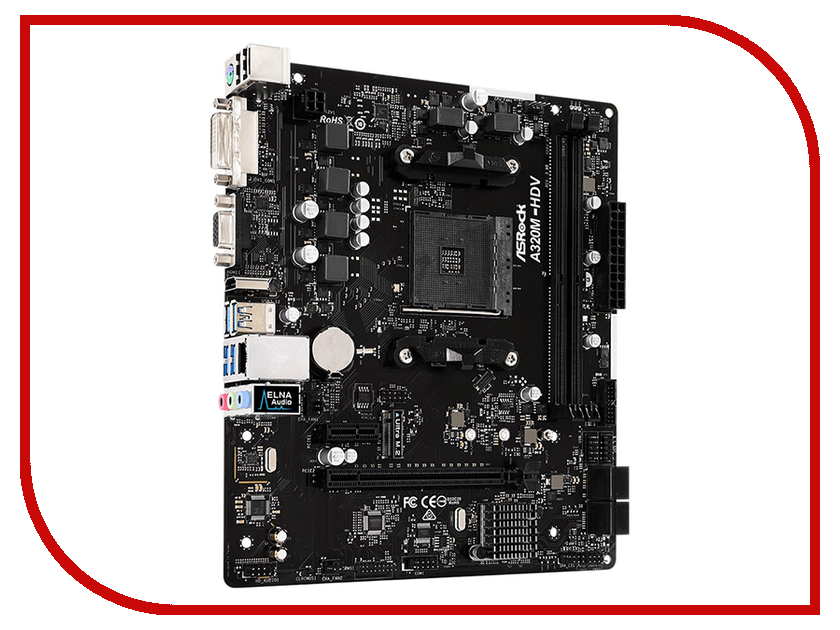 

Материнская плата ASRock A320M-HDV R3.0, A320M-HDV R 3.0