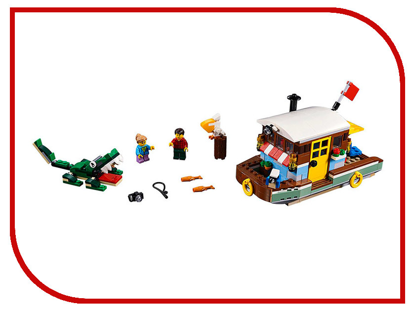 

Конструктор Lego Плавучий дом 396 дет. 31093, Плавучий дом