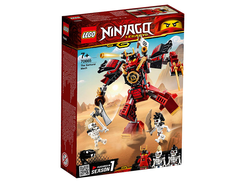 

Конструктор Lego Ninjago Робот-самурай 154 дет. 70665, Робот-самурай