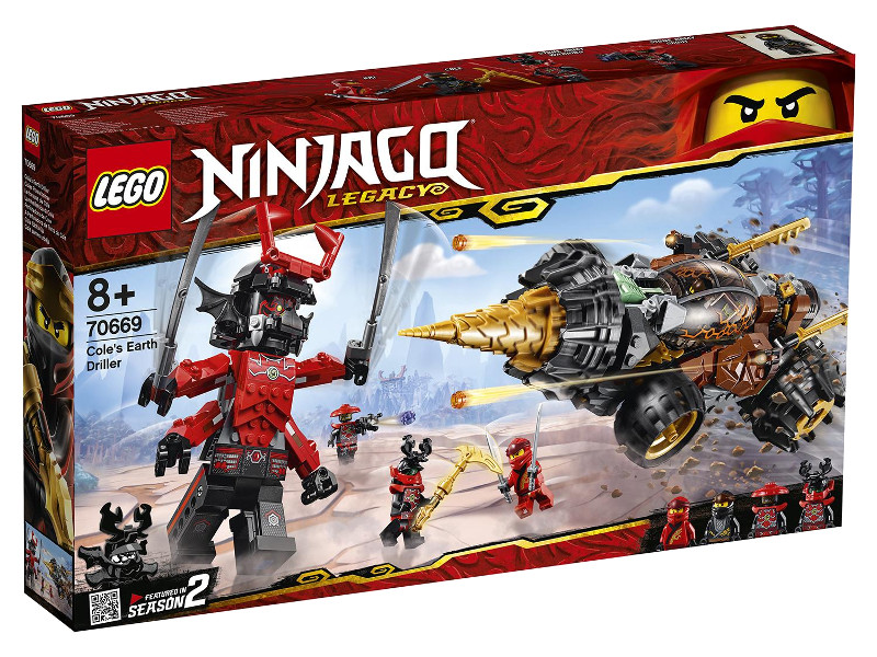 

Конструктор Lego Ninjago Земляной бур Коула 587 дет. 70669, Земляной бур Коула