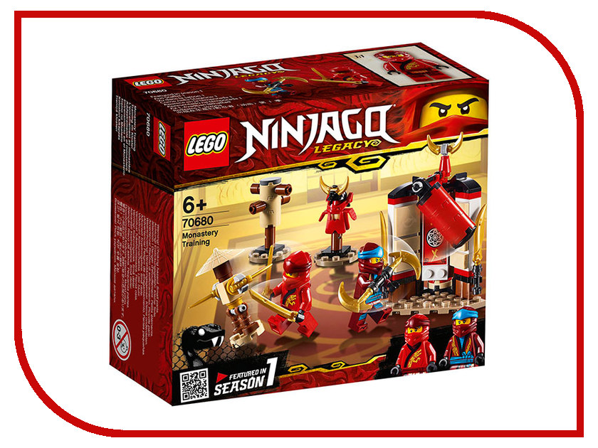 

Конструктор Lego Ninjago Обучение в монастыре 122 дет. 70680, Обучение в монастыре