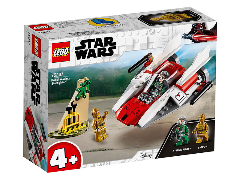 

Конструктор Lego Star Wars Звёздный истребитель A-Wing 62 дет. 75247, Звёздный истребитель A-Wing