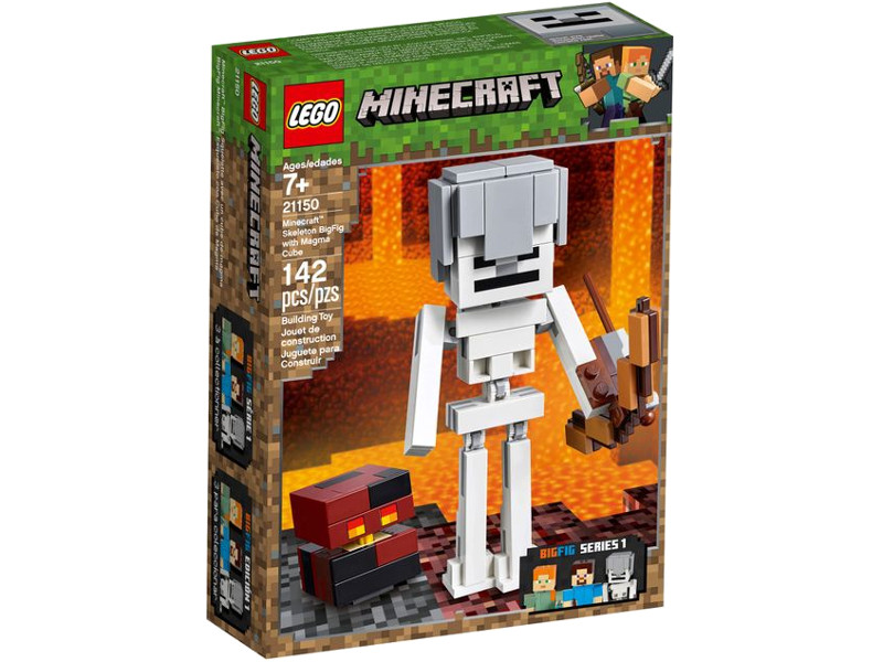 

Конструктор Lego Minecraft Skeleton BigFig with Magma Cube 142 дет. 21150, Skeleton BigFig with Magma Cube