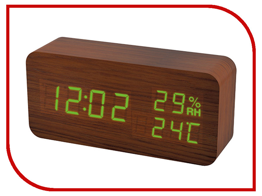 фото Часы Perfeo Wood PF-S736 Brown PF-A4195