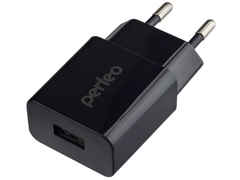 

Зарядное устройство Perfeo Cube 1 2.1А Black PF-A4129, PF-A4129