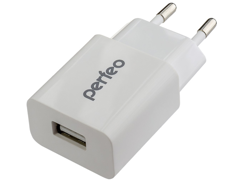 

Зарядное устройство Perfeo Cube 1 2.1А White PF-A4128, PF-A4128
