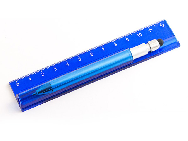 

Линейка с ручкой Эврика №3 Blue 98598, №3