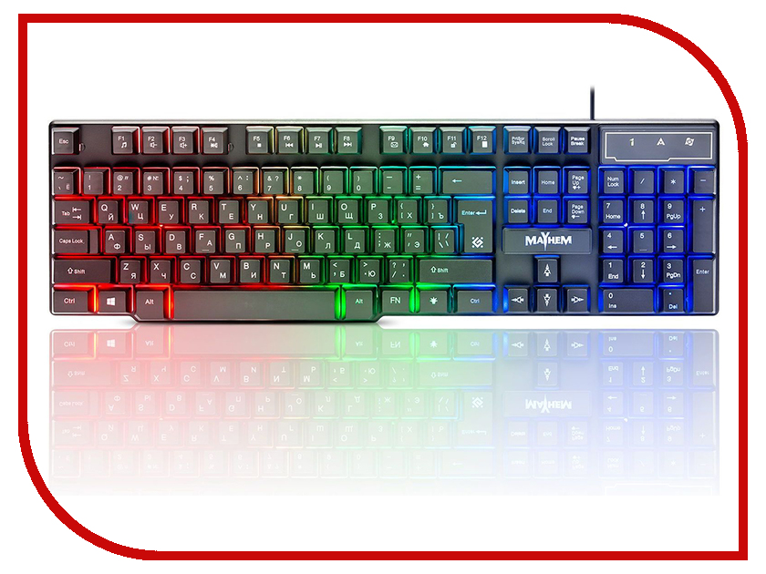 

Клавиатура Defender Mayhem GK-360DL, GK-360DL