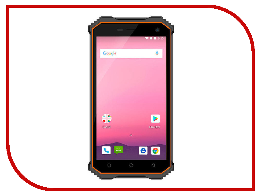 

Сотовый телефон Ginzzu RS8502 Black-Orange, RS8502