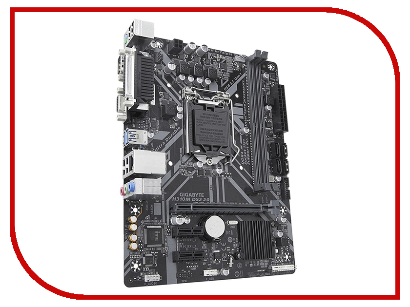 

Материнская плата GigaByte H310M DS2 2.0, H310M DS2 2.0