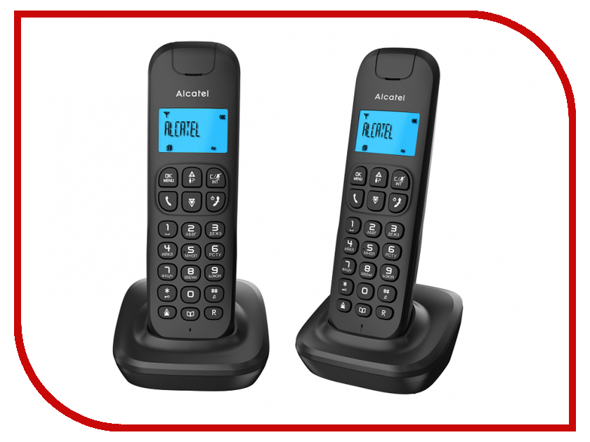 

Радиотелефон Alcatel E132 Duo Black, E132