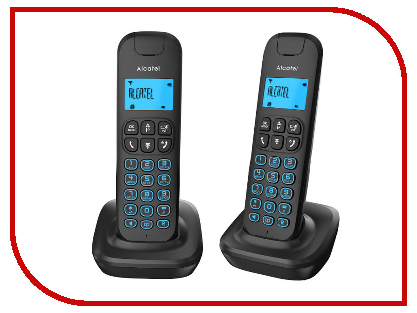 

Радиотелефон Alcatel E192 Duo Ru Black, E192