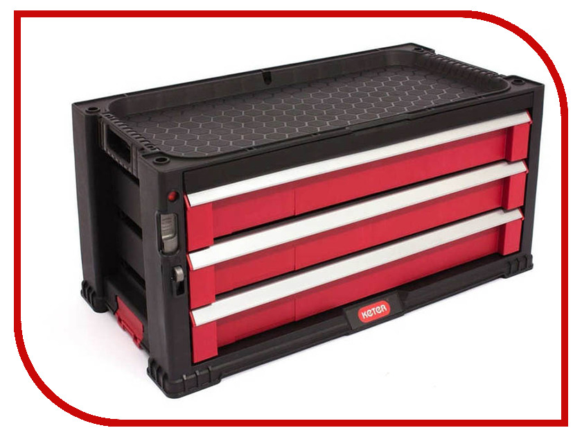 

Ящик для инструментов Keter 3 Drawers Tool Chest 17199302, 17199302