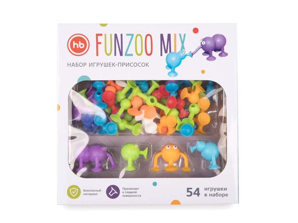 

Конструктор Happy Baby Funzoo Mix 331845 50 дет. 4690624025051, 4690624025051