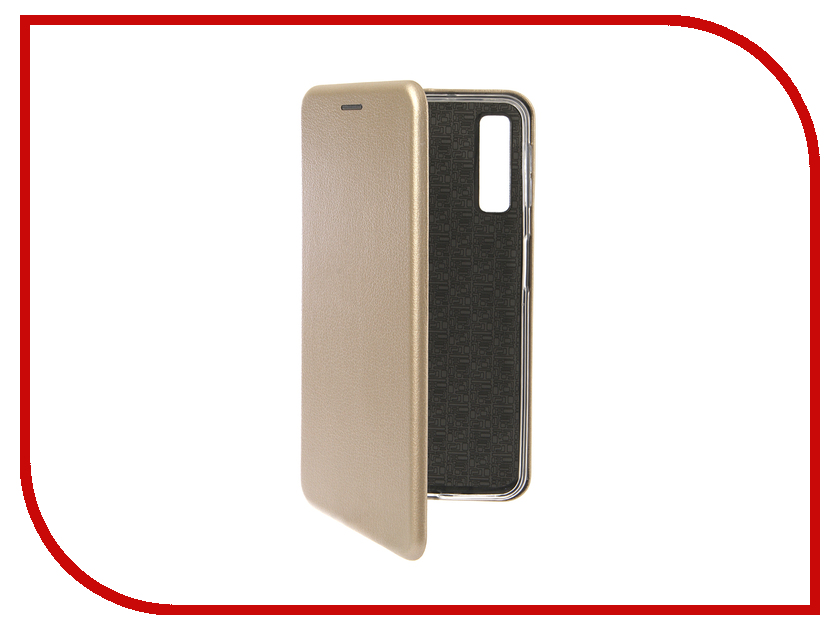 

Аксессуар Чехол для Samsung Galaxy A7 2018 Innovation Book Silicone Magnetic Gold 13331, 13331