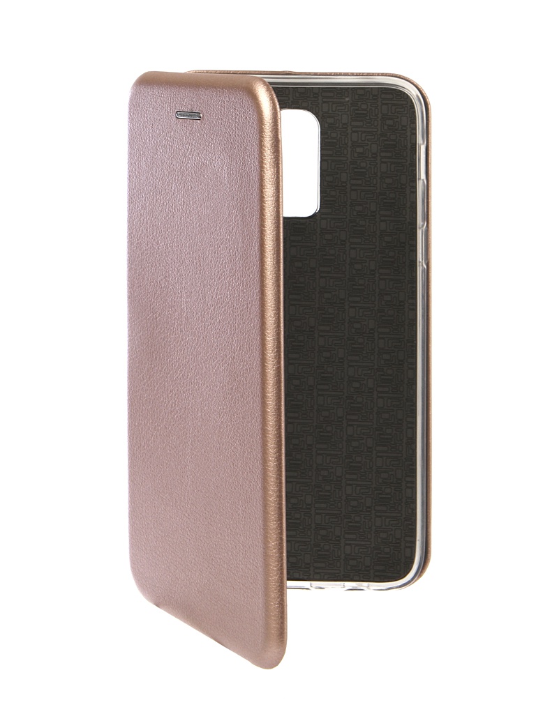 фото Аксессуар Чехол Innovation для Samsung Galaxy J8 2018 Book Silicone Magnetic Rose Gold 13341