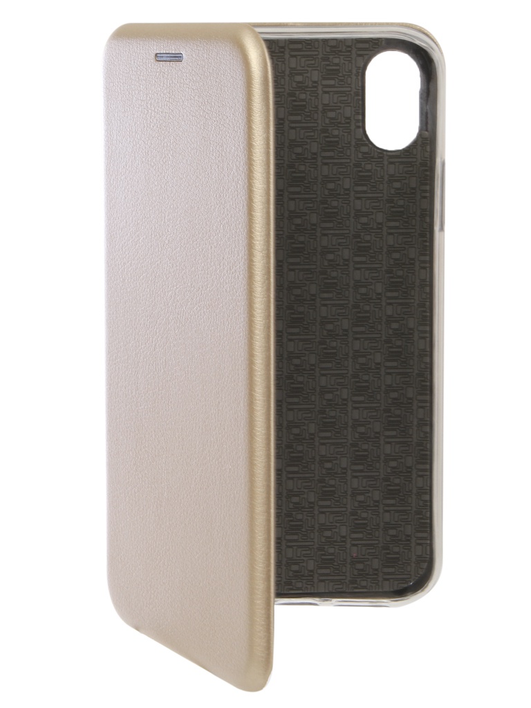 

Аксессуар Чехол Innovation для APPLE iPhone XR Book Silicone Magnetic Gold 13360, 13360