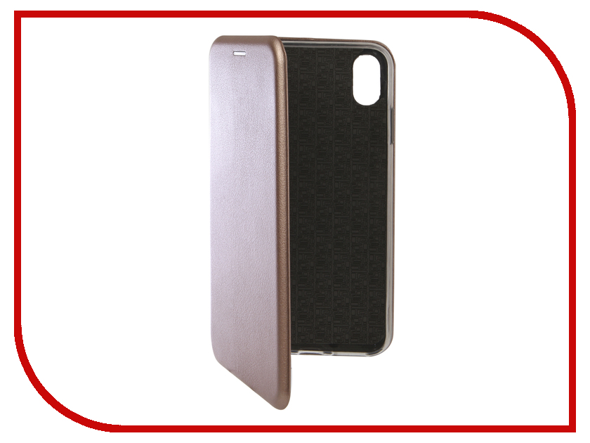 

Аксессуар Чехол Innovation для APPLE iPhone XS Max Book Silicone Magnetic Rose Gold 13366, 13366