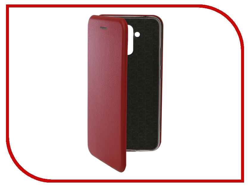 

Аксессуар Чехол для Huawei Mate 20 Lite Innovation Book Silicone Magnetic Red 13381, 13381