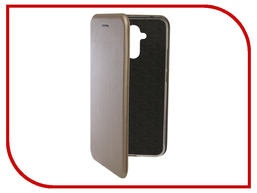 

Аксессуар Чехол для Huawei Mate 20 Lite Innovation Book Silicone Magnetic Gold 13383, 13383