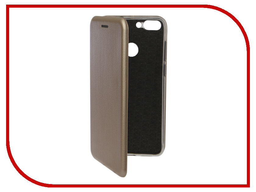 

Аксессуар Чехол для Huawei P Smart Innovation Book Silicone Magnetic Gold 13402, 13402