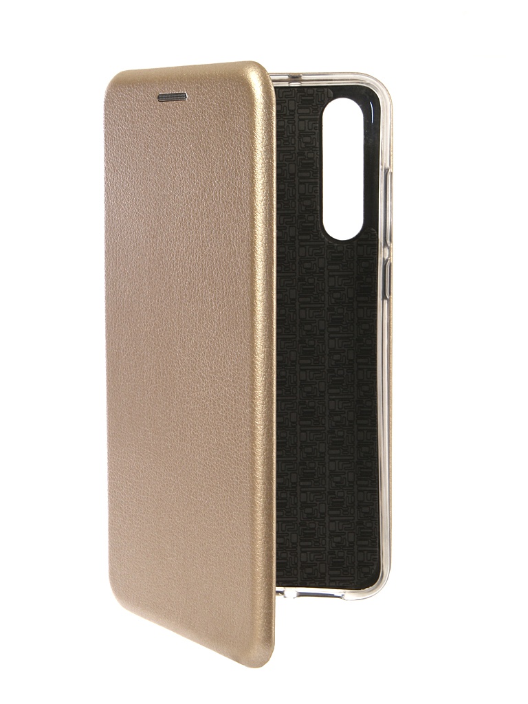 фото Чехол innovation для huawei p20 pro book silicone magnetic gold 13417