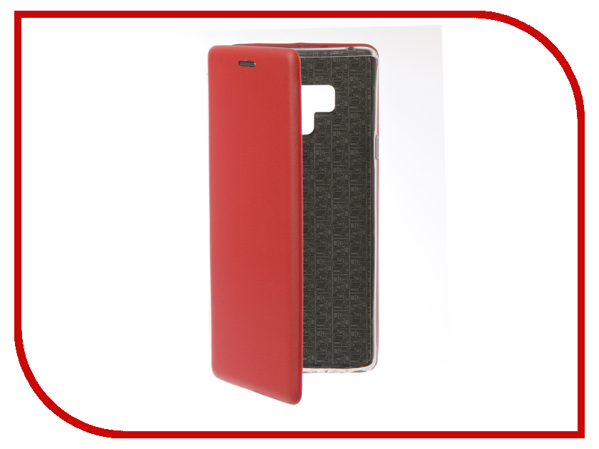 фото Аксессуар Чехол Innovation Book для Samsung Galaxy Note 9 Silicone Magnetic Red 13436