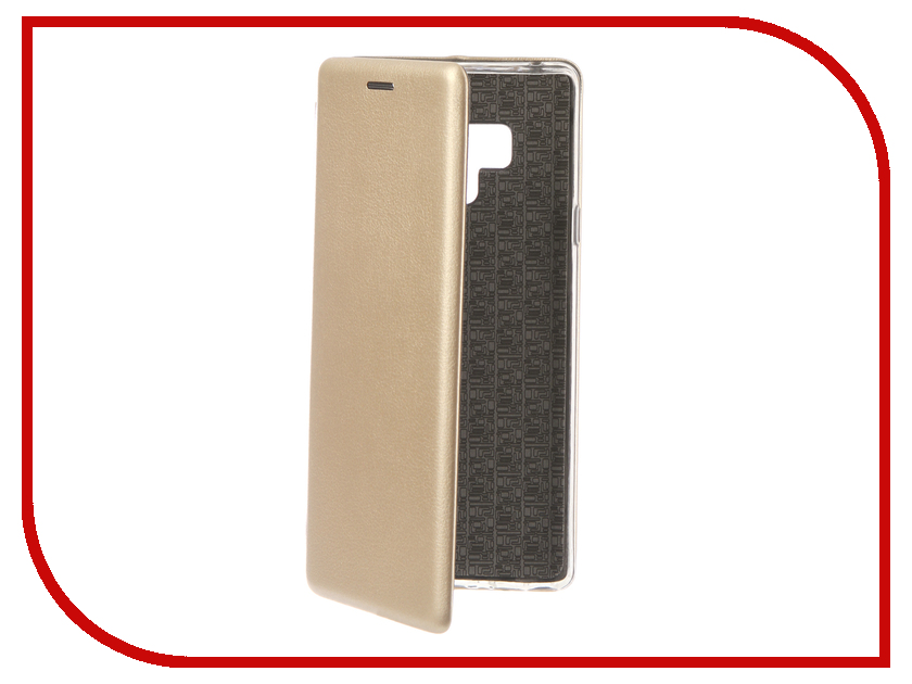 

Аксессуар Чехол для Samsung Galaxy Note 9 Innovation Book Silicone Magnetic Gold 13437, 13437
