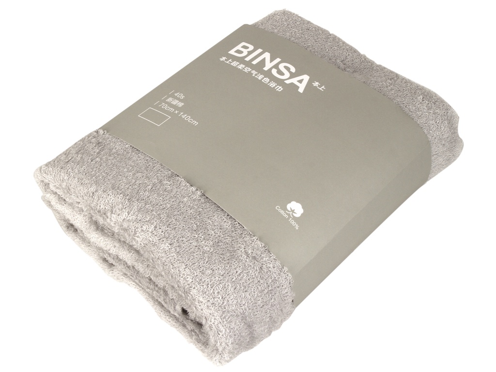 

Полотенце Xiaomi Binsa 70x140cm Grey, Binsa