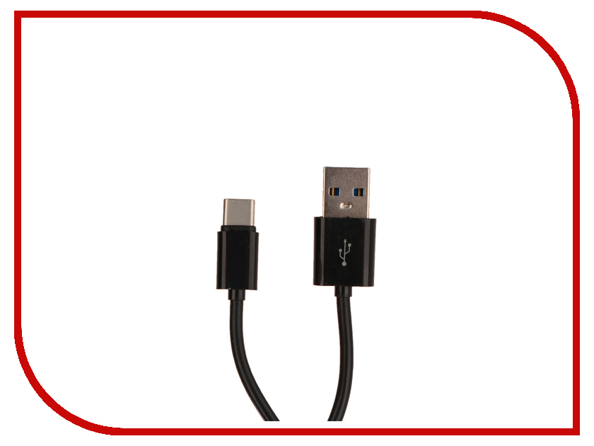 фото Аксессуар Red Line USB - Type-C 2m Black УТ000017102