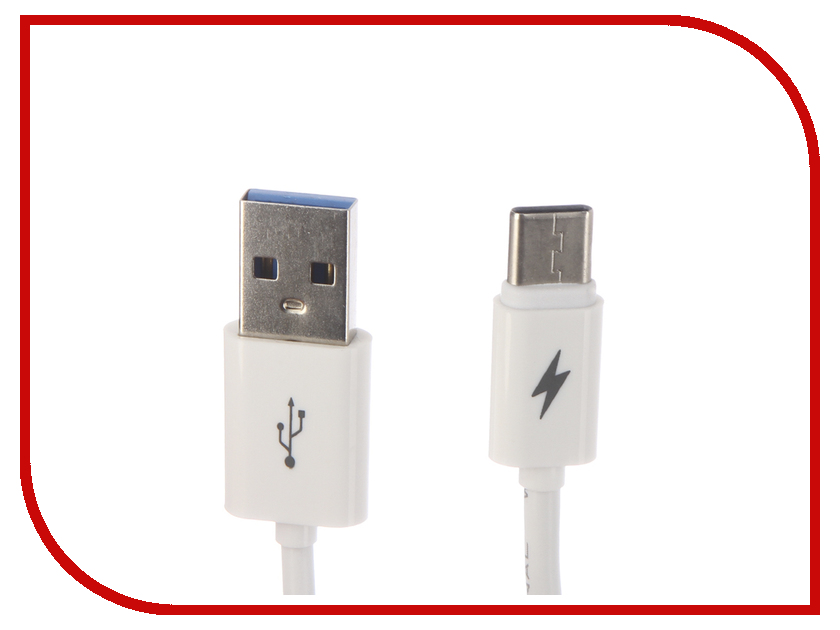 фото Аксессуар Red Line USB - Type-C 2m White УТ000017103