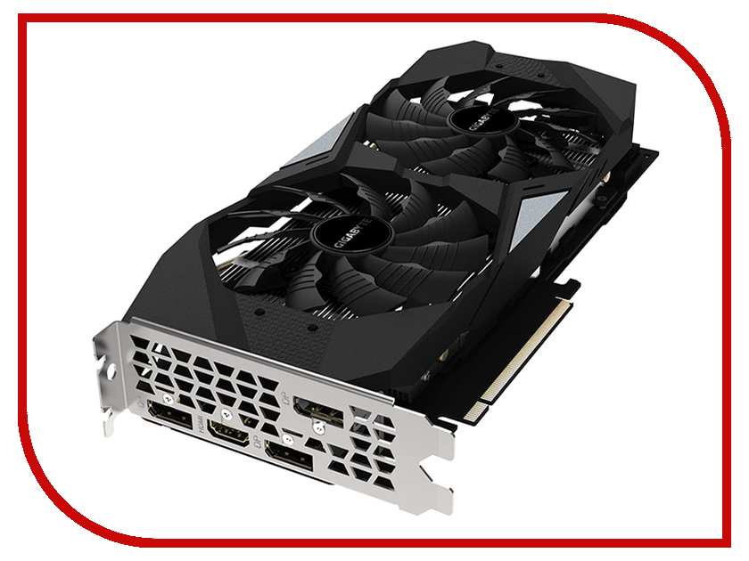 фото Видеокарта GigaByte GeForce RTX 2060 Windforce OC 1770Mhz PCI-E 3.0 6144Mb 14000Mhz 192 bit HDMI 3xDP GV-N2060WF2OC-6GD