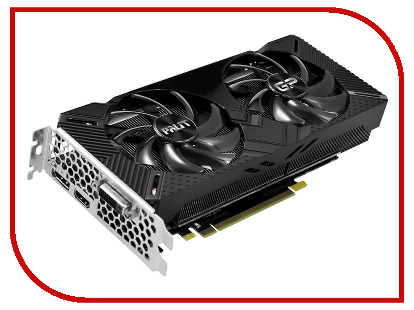 фото Видеокарта Palit GeForce RTX 2060 GamingPro OC 1830Mhz PCI-E 3.0 6144Mb 14000Mhz 192 bit DVI-D HDMI DP NE62060T18J9-1062A