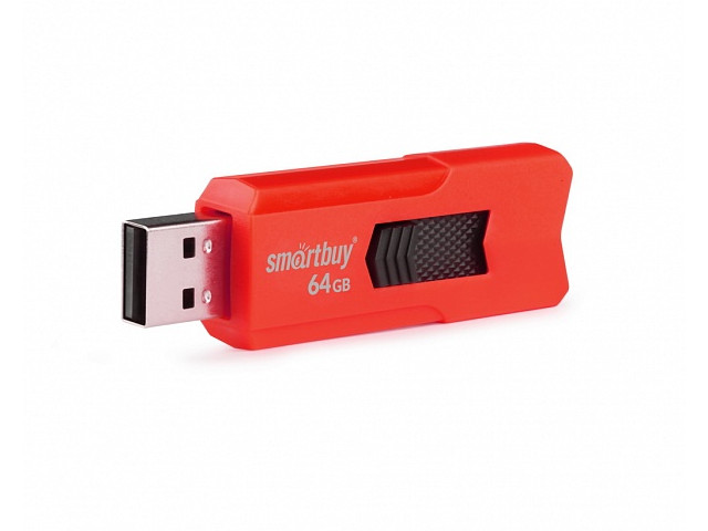 

USB Flash Drive 64Gb - SmartBuy Stream Red SB64GBST-R3, Stream