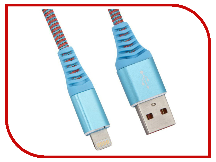 

Аксессуар Liberty Project для USB-Lightning 8 pin Носки 1m Light-Blue 0L-00038860, 0L-00038860