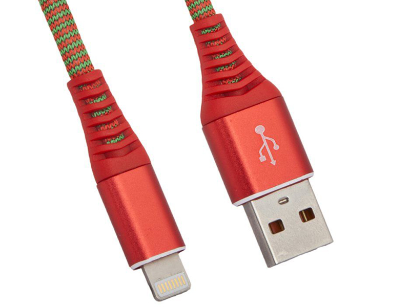 Аксессуар Liberty Project для USB-Lightning 8 pin Носки 1m Red 0L-00038861