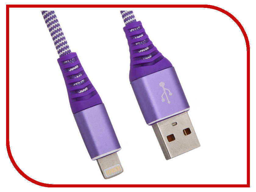 фото Аксессуар Liberty Project для USB-Lightning 8 pin Носки 1m Purple 0L-00038862