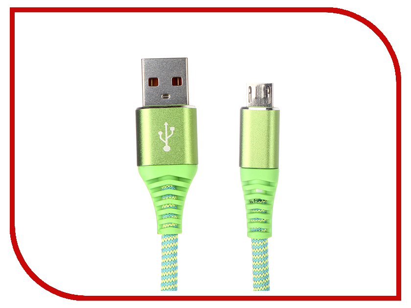 фото Аксессуар Liberty Project USB - Micro USB Носки 1m Green 0L-00038881