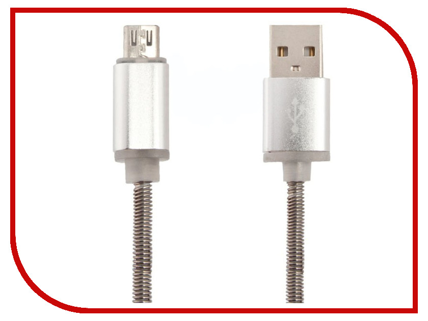 

Аксессуар Liberty Project USB - Micro USB Пружина 1m Steel 0L-00040506, 0L-00040506