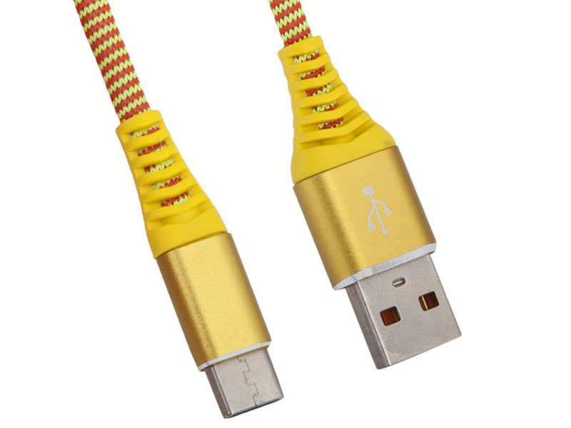 фото Аксессуар Liberty Project USB - Type-C Носки 1m Yellow 0L-00038898