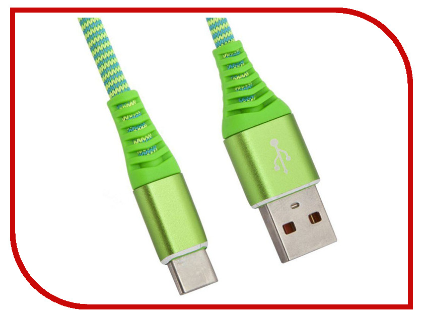 фото Аксессуар Liberty Project USB - Type-C Носки 1m Green 0L-00038899