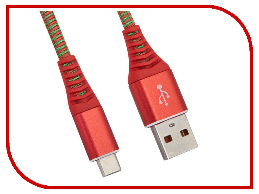 фото Аксессуар Liberty Project USB - Type-C Носки 1m Red 0L-00038900