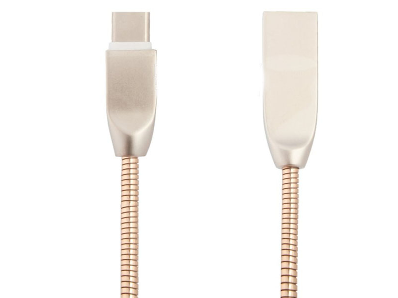

Аксессуар Liberty Project USB - Type-C Панцирь 1m Gold 0L-00040518, 0L-00040518