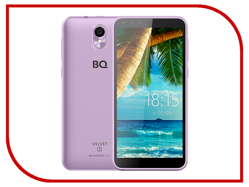 

Сотовый телефон BQ 5302G Velvet 2 Purple, 5302G Velvet 4