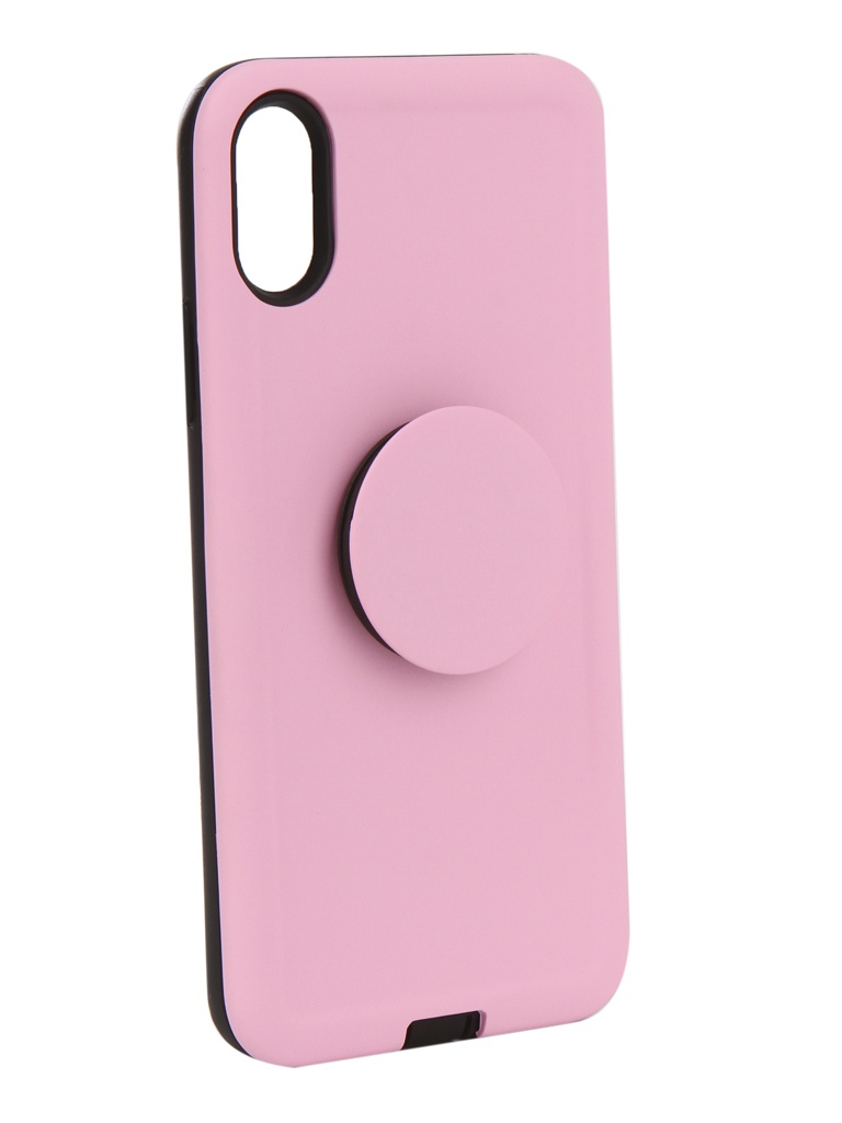 

Аксессуар Чехол Liberty Project для APPLE iPhone X PopSocket Case Pink 0L-00040423, 0L-00040423