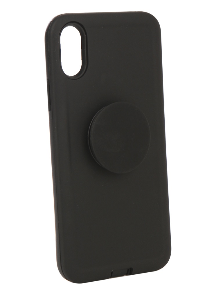 

Аксессуар Чехол Liberty Project для APPLE iPhone X PopSocket Case Black 0L-00040422, 0L-00040422