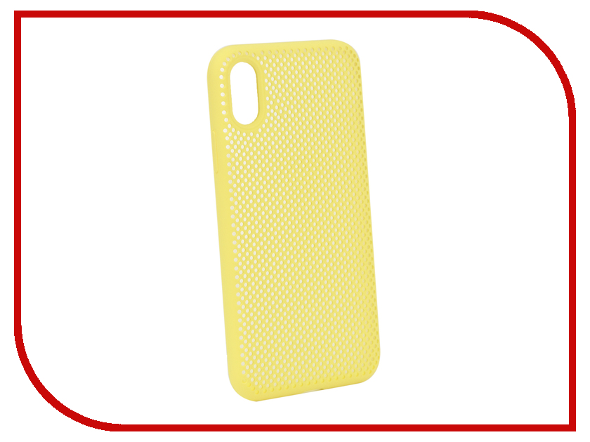

Аксессуар Чехол Liberty Project для APPLE iPhone X Silicone Dot Case Yellow 0L-00040411, 0L-00040411